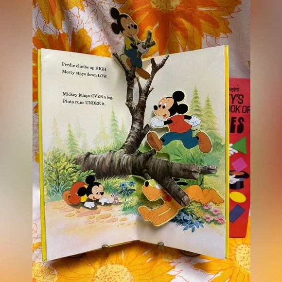 2 Vintage 1985 Walt Disney Mickey’s Pop Up Books-Random House- Fun to see - Picture 8 of 10